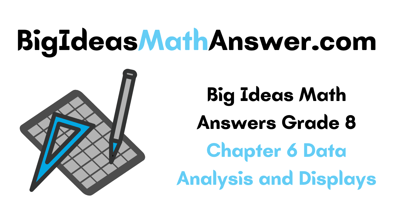 Big Ideas Math Answers Grade 8 Chapter 6