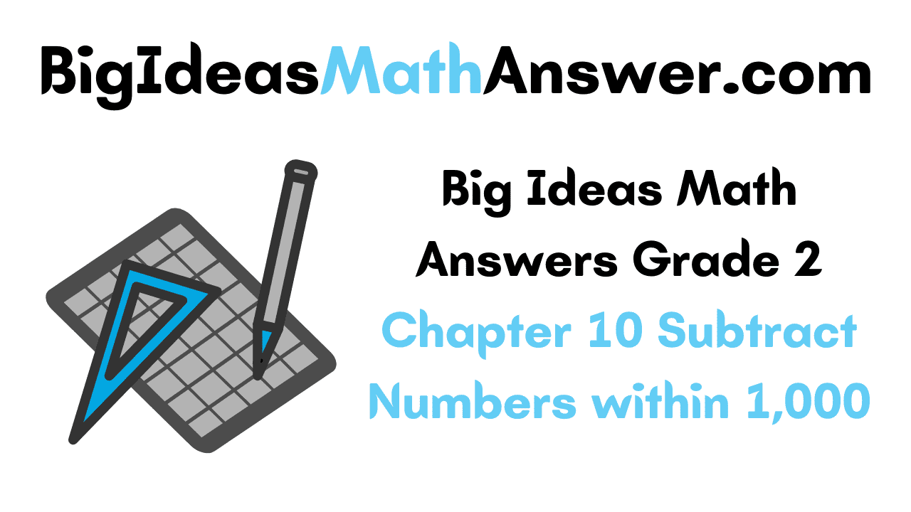 Big Ideas Math Answers Grade 2 Chapter 10