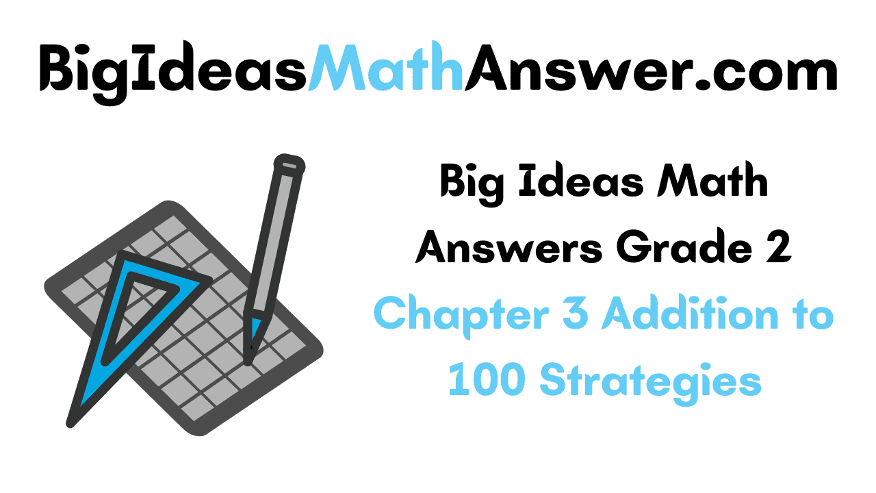 Big Ideas Math Answers Grade 2 Chapter 3