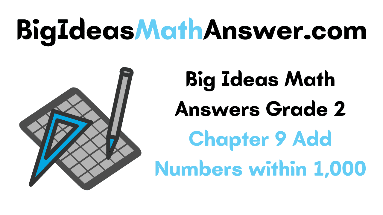 Big Ideas Math Answers Grade 2 Chapter 9